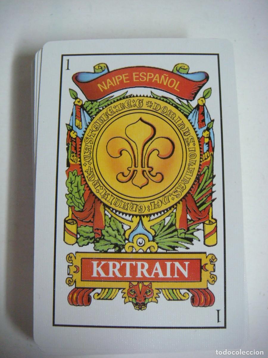 Barajas de cartas: BARAJA DE NAIPES ESPA&Ntilde;OL DE KRTRAIN - Foto 2