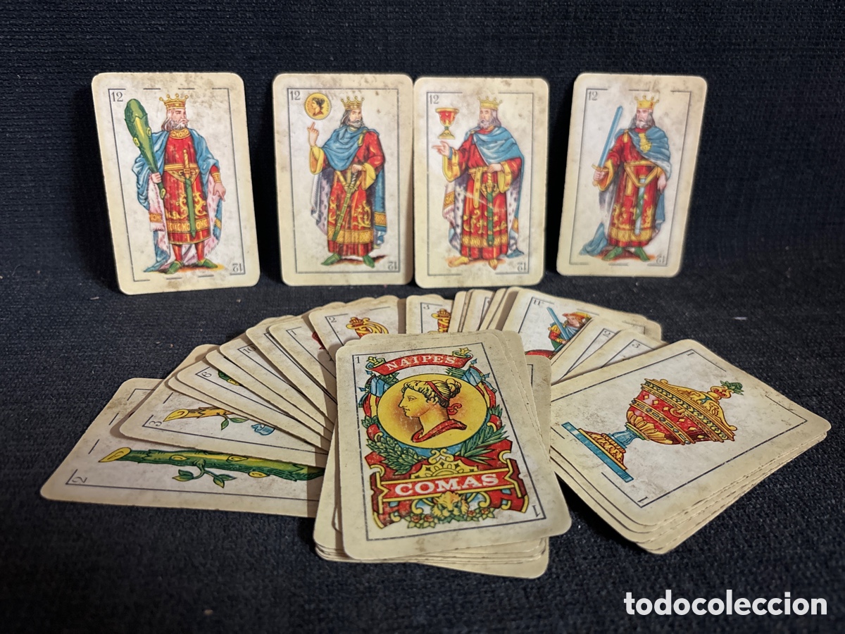 Barajas de cartas: Baraja espa&ntilde;ola. naipes. Comas - Foto 1