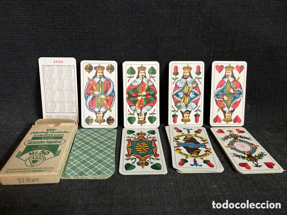 Barajas de cartas: Baraja de naipes. De 32 cartas. - Foto 1