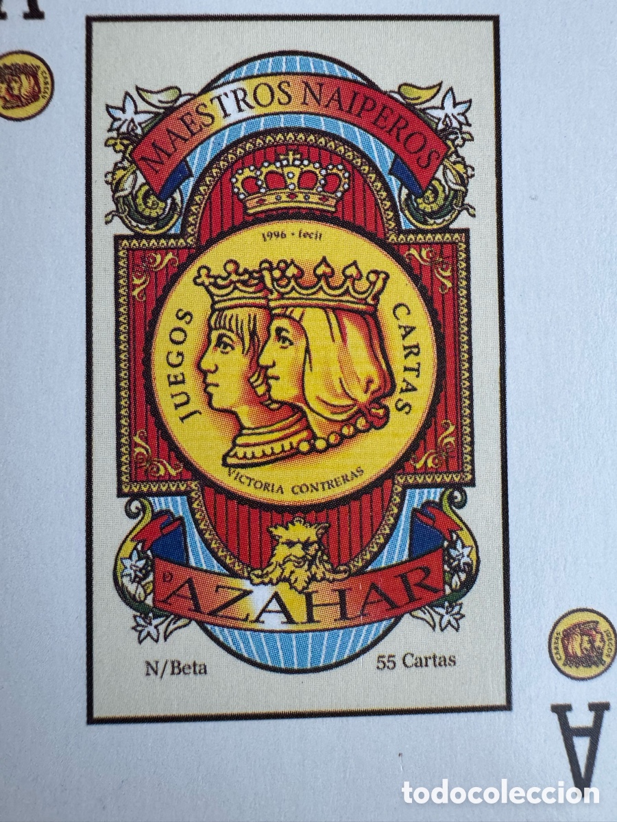 Barajas de cartas: Baraja completa AZAHAR - Foto 3