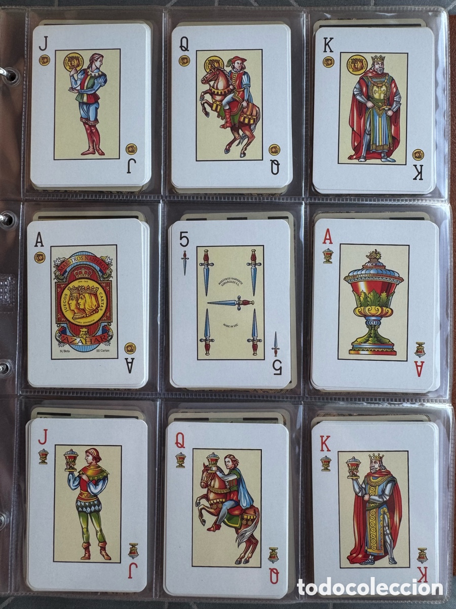 Barajas de cartas: Baraja completa AZAHAR - Foto 1
