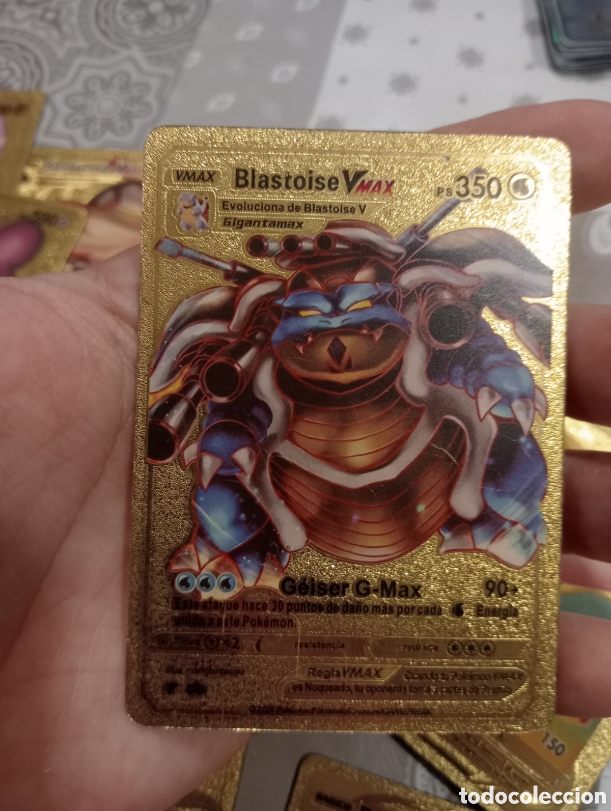 Barajas de cartas: Cartas doradas de Pok&eacute;mon colecci&oacute;n - Foto 5