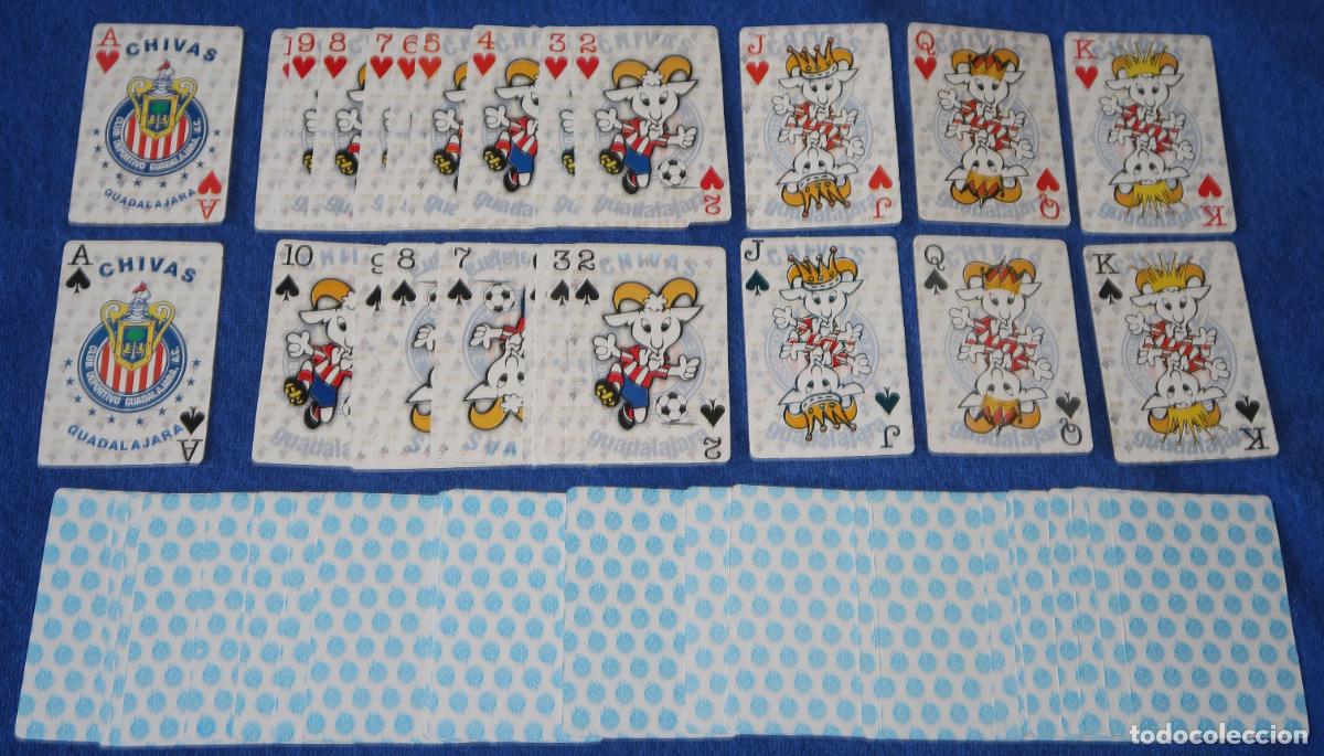 Barajas de cartas: Chivas - Guadalajara - Baraja de Poker - Foto 2