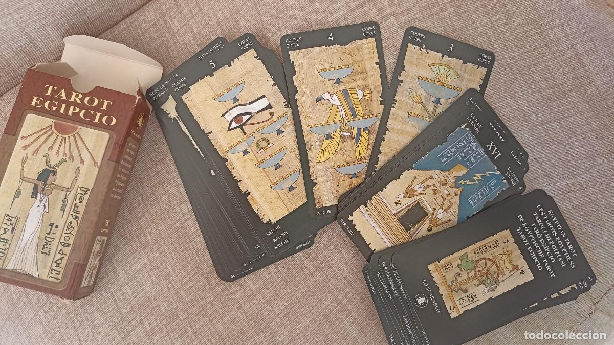 Barajas de cartas: Baraja de tarot egipcio. - Foto 2
