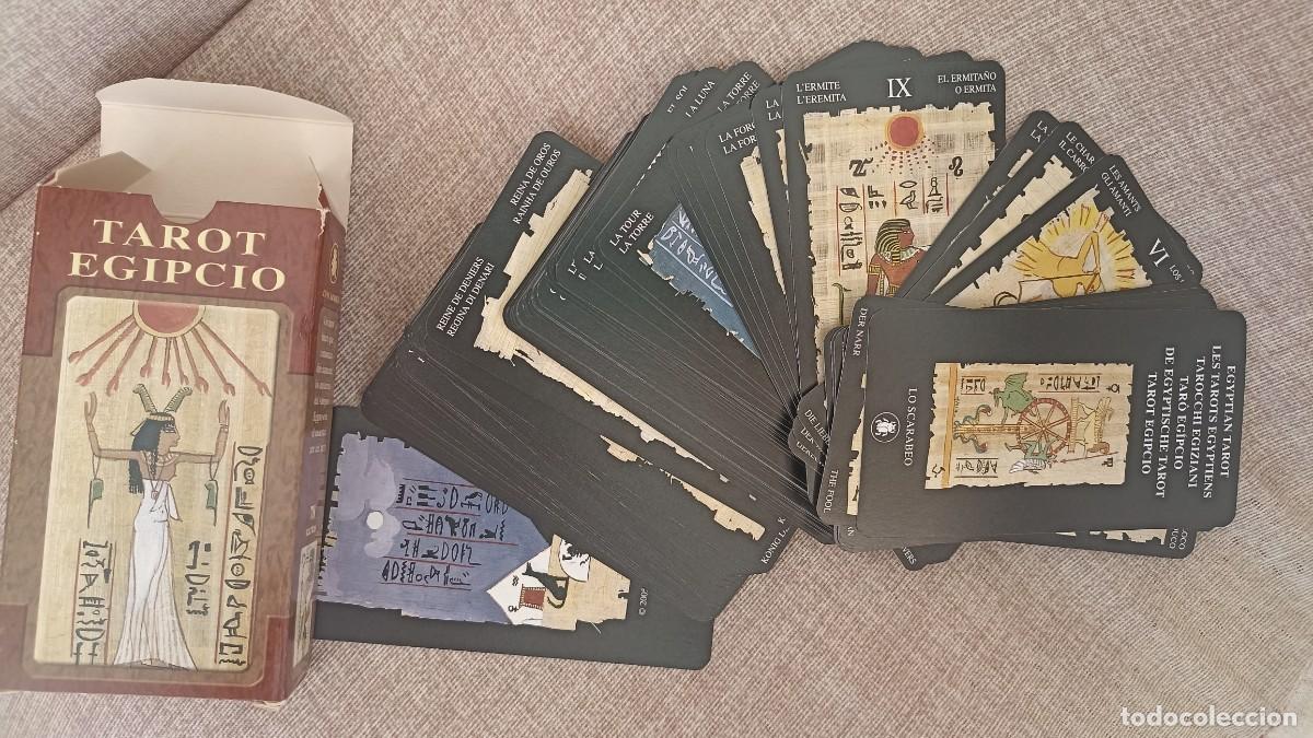 Barajas de cartas: Baraja de tarot egipcio. - Foto 3