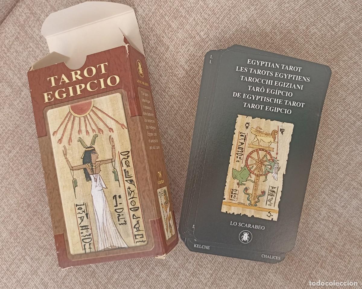 Barajas de cartas: Baraja de tarot egipcio. - Foto 4