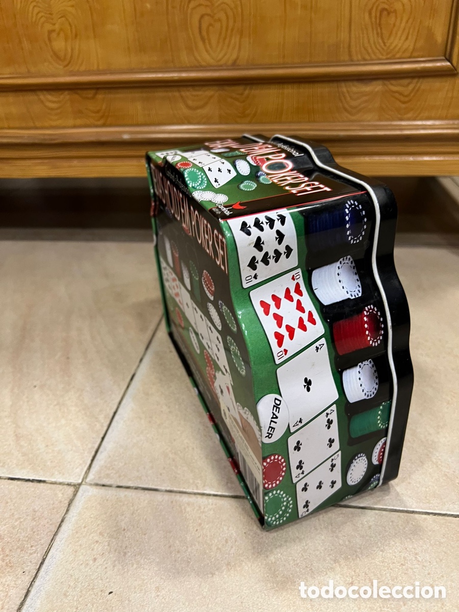 Barajas de cartas: Caja con juego de poker - Foto 2