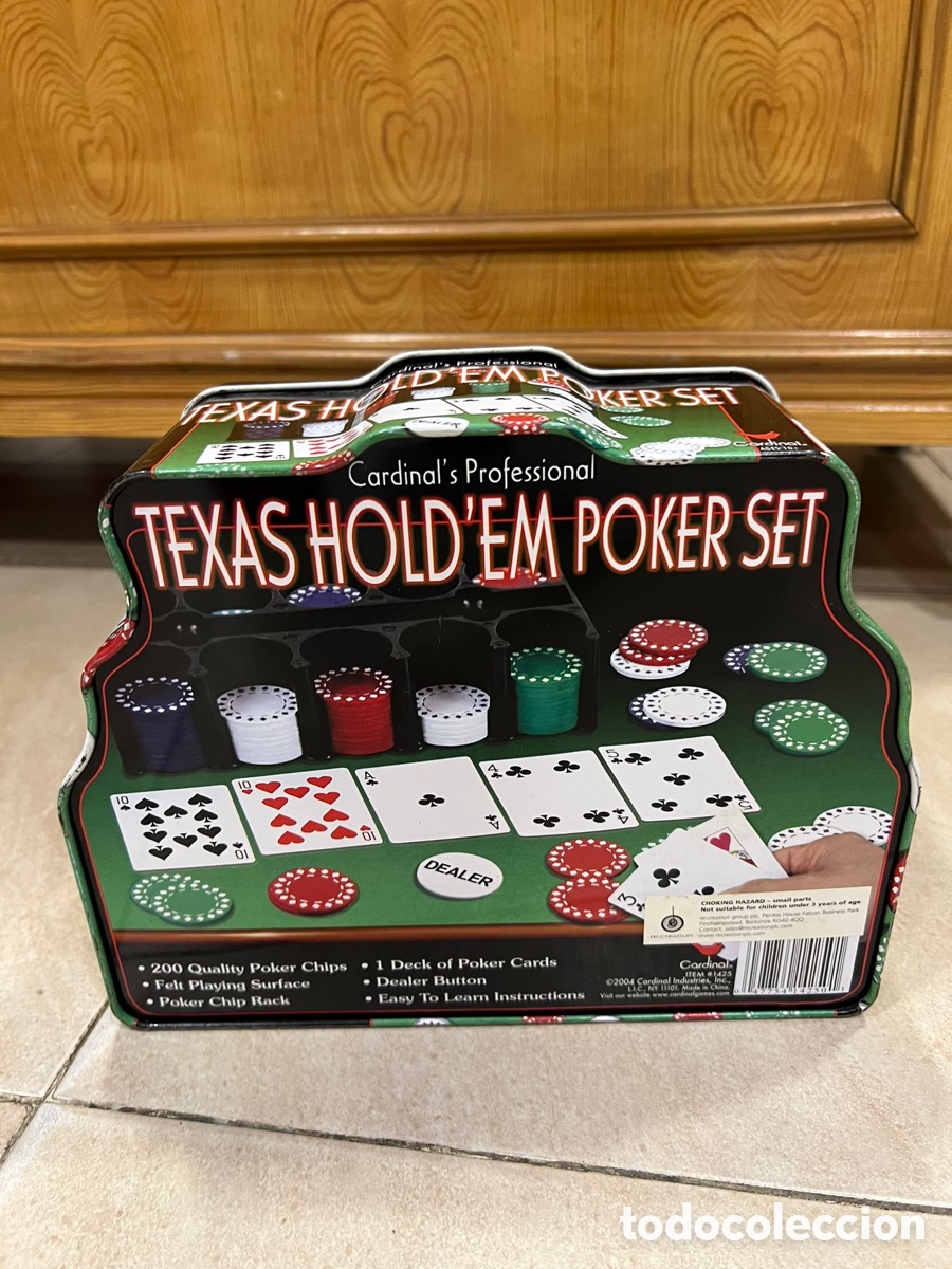 Barajas de cartas: Caja con juego de poker - Foto 3