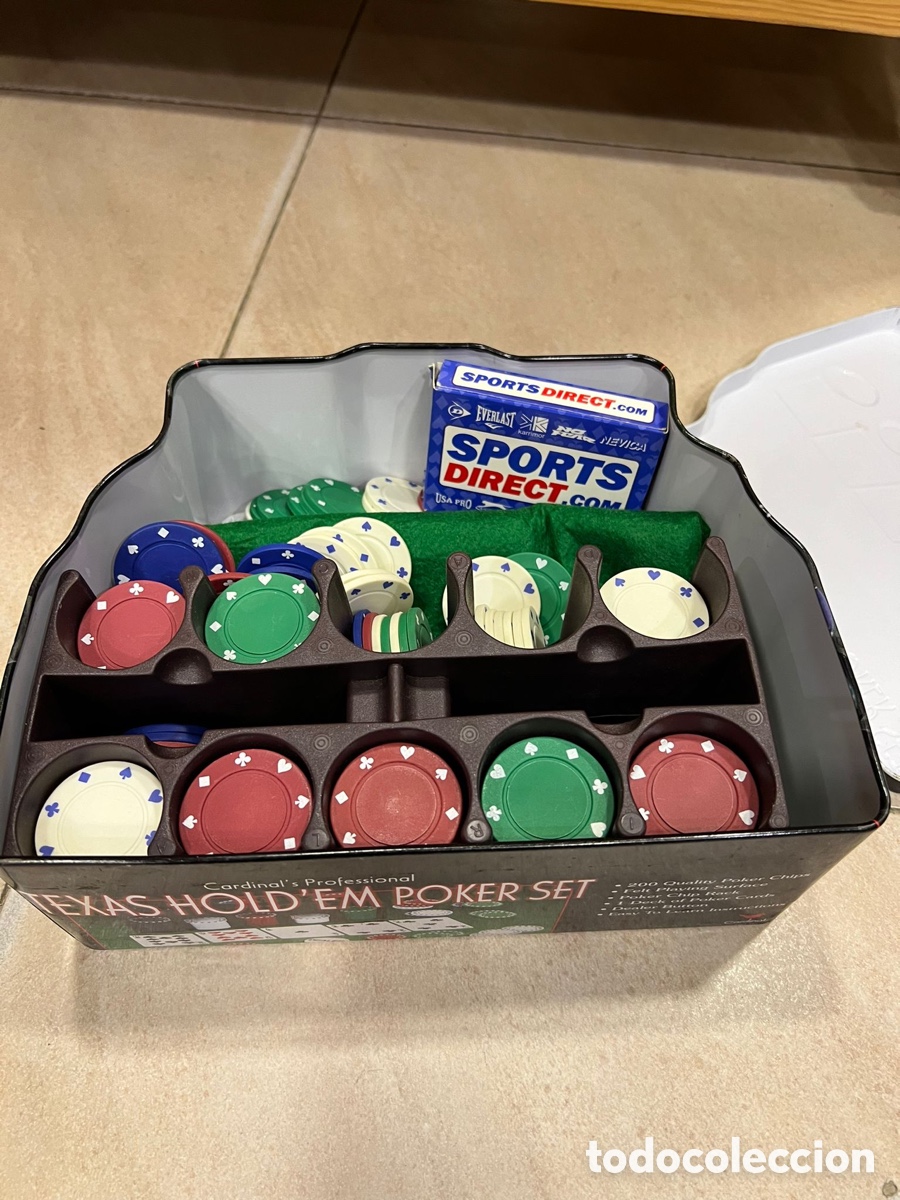 Barajas de cartas: Caja con juego de poker - Foto 4