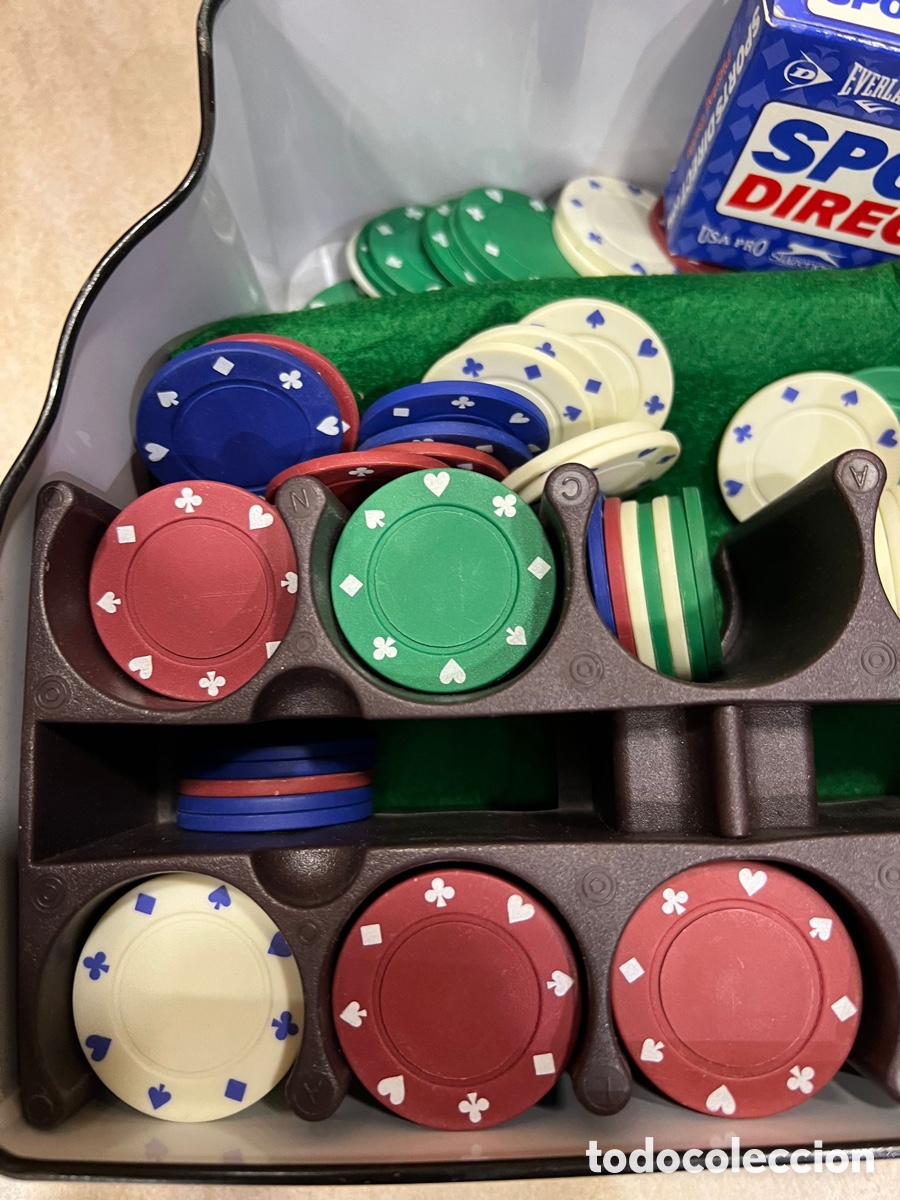 Barajas de cartas: Caja con juego de poker - Foto 5