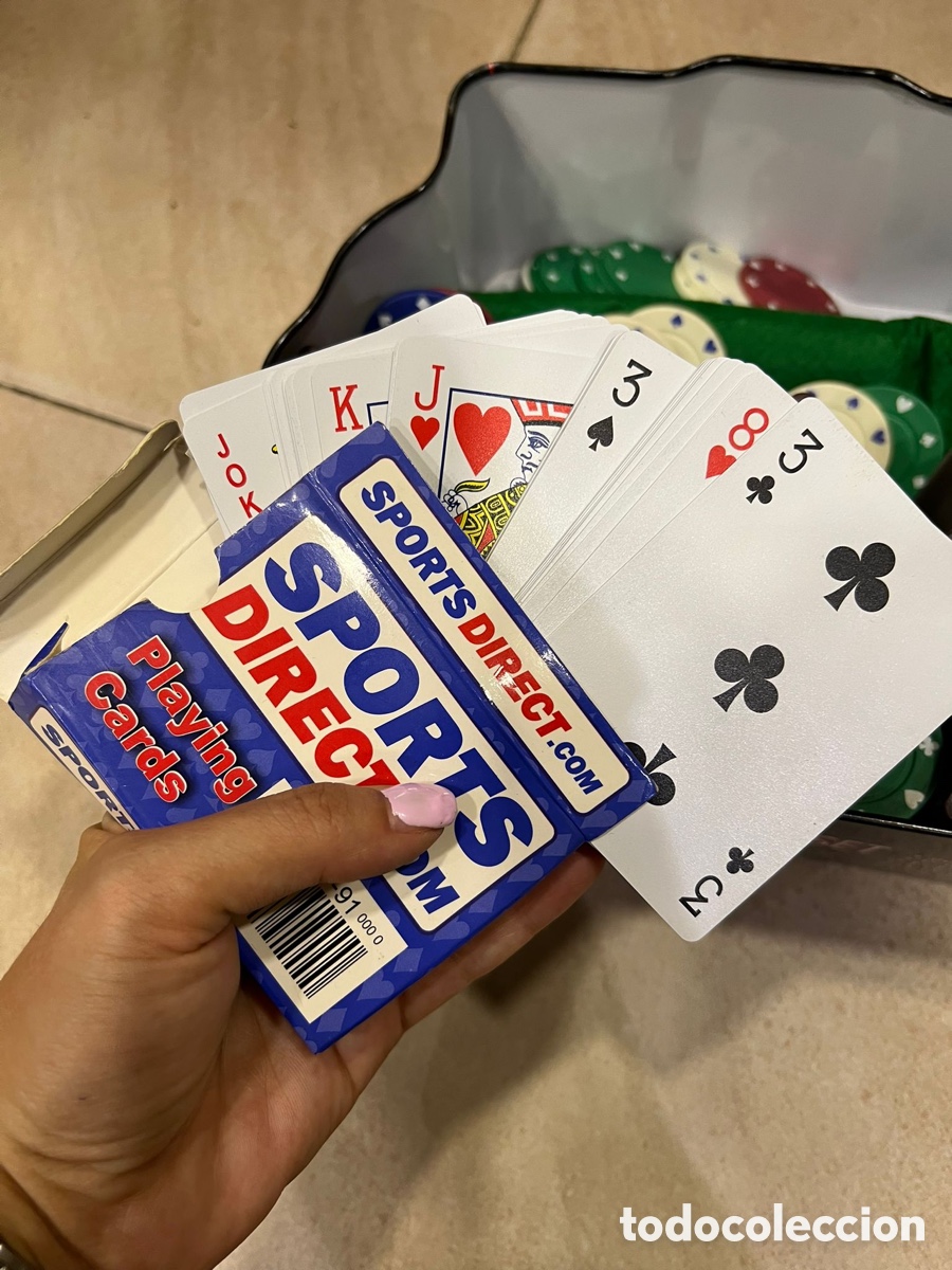 Barajas de cartas: Caja con juego de poker - Foto 8