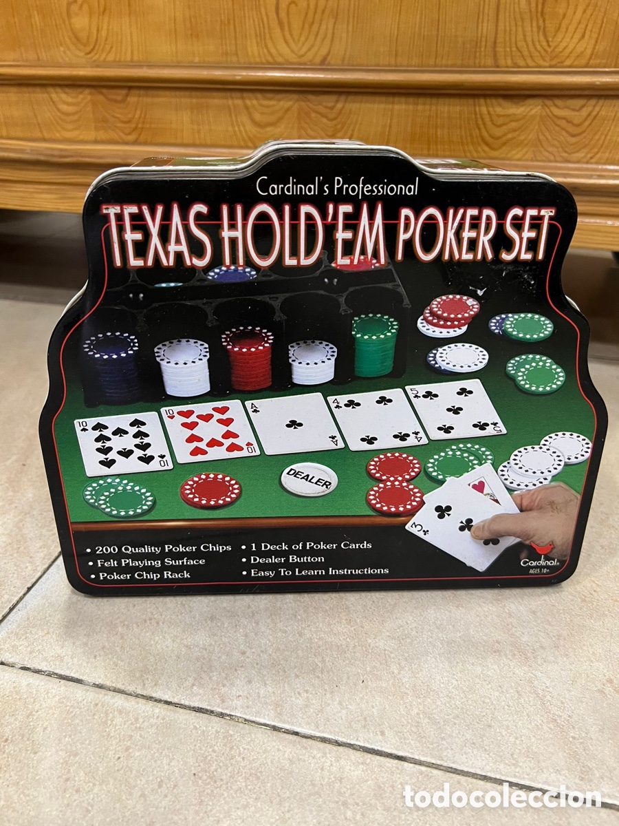 Barajas de cartas: Caja con juego de poker - Foto 1