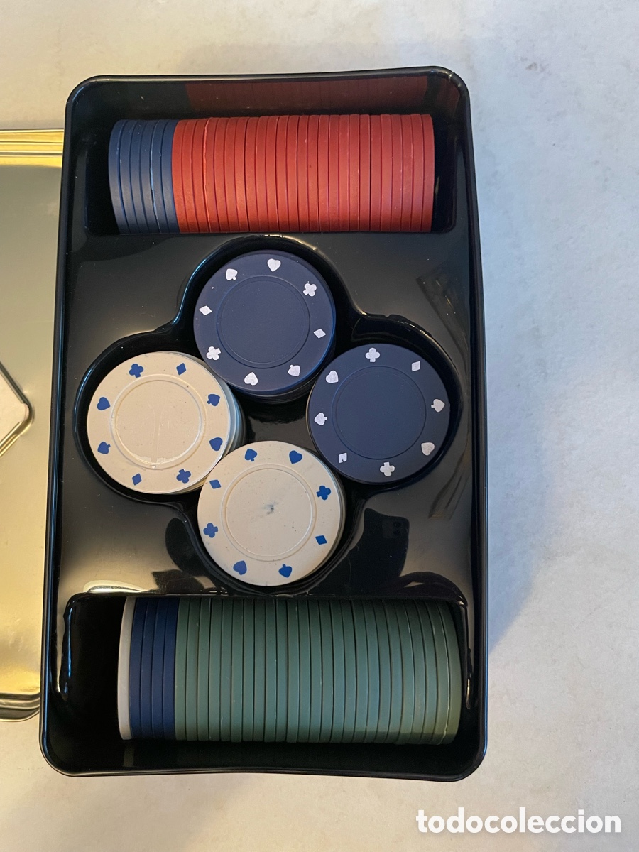 Barajas de cartas: CAJA DE FICHAS DE POKER - Foto 2