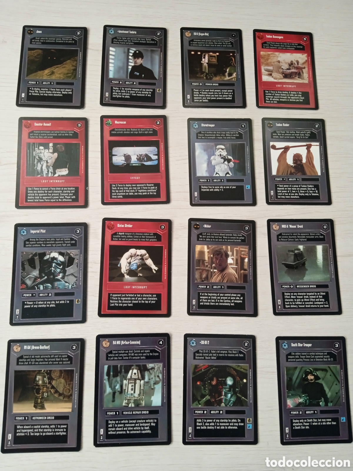 Barajas de cartas: LOTE CARTAS STAR WARS TIPO MAGIC - Foto 2