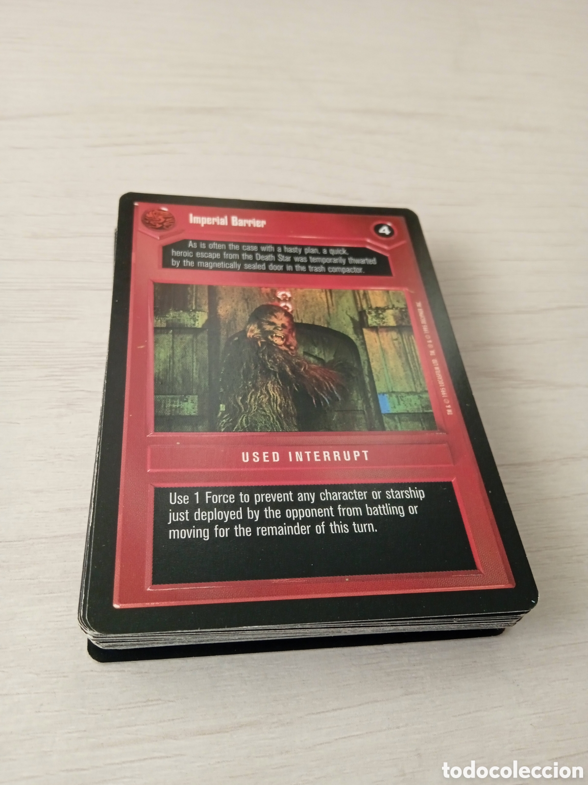 Barajas de cartas: LOTE CARTAS STAR WARS TIPO MAGIC - Foto 1