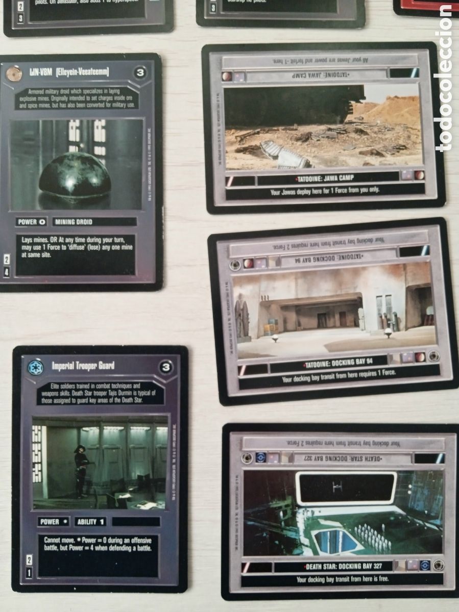 Barajas de cartas: LOTE CARTAS STAR WARS TIPO MAGIC - Foto 5