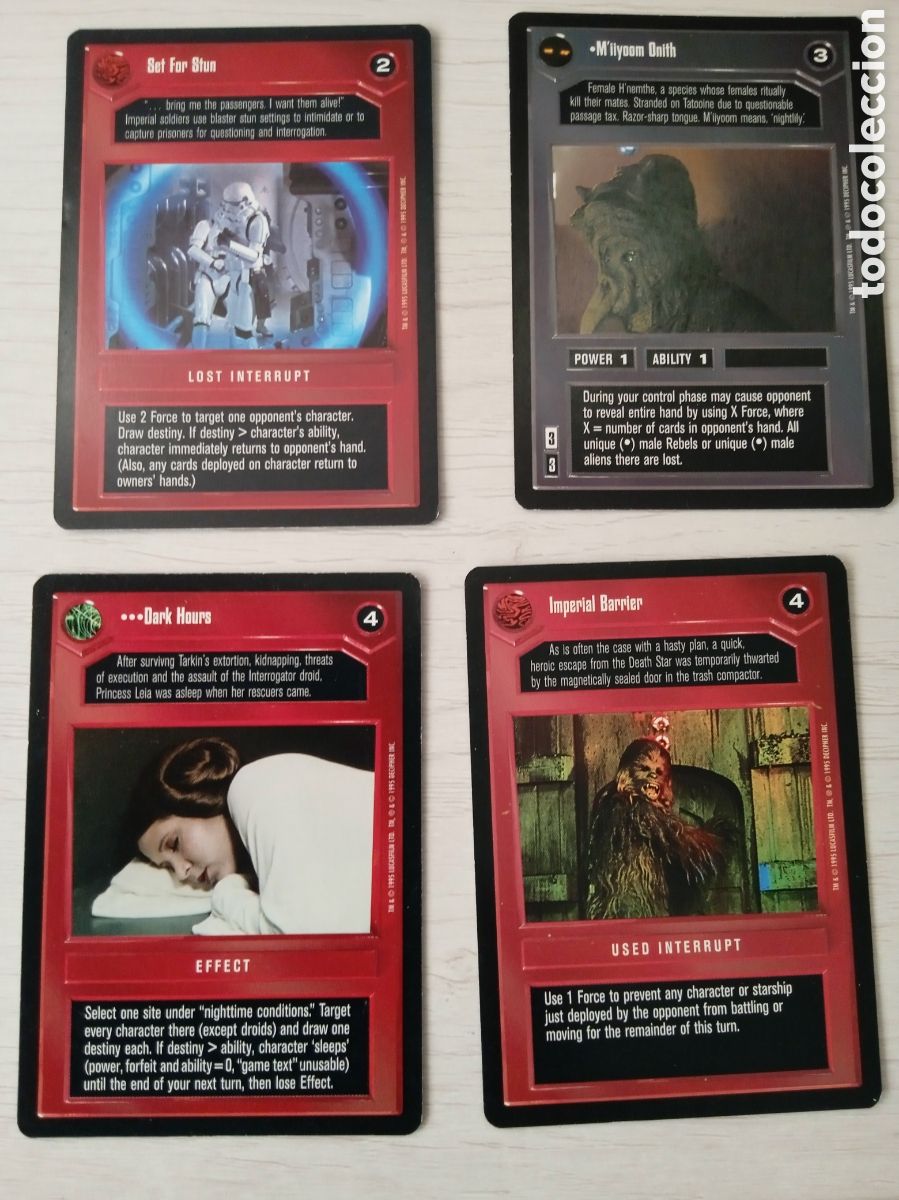 Barajas de cartas: LOTE CARTAS STAR WARS TIPO MAGIC - Foto 7