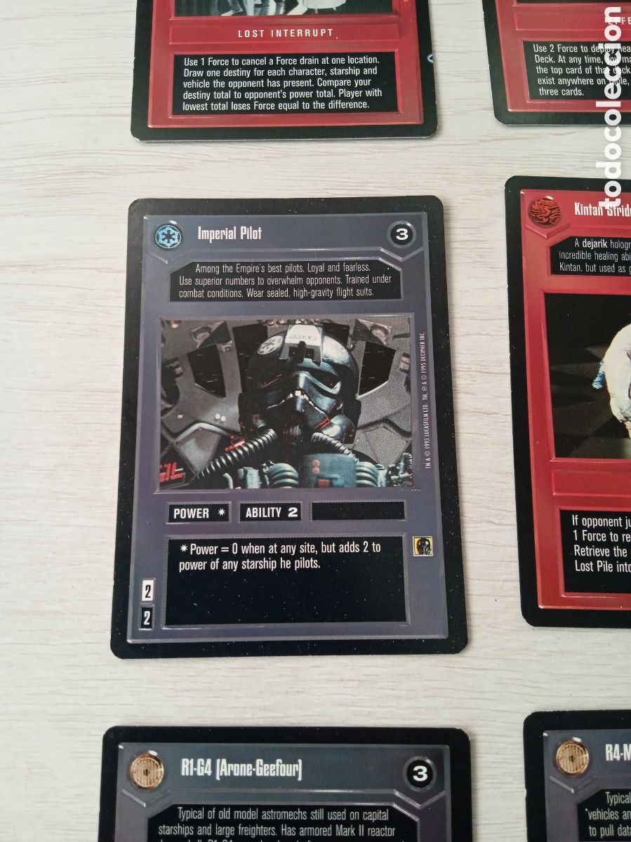 Barajas de cartas: LOTE CARTAS STAR WARS TIPO MAGIC - Foto 12