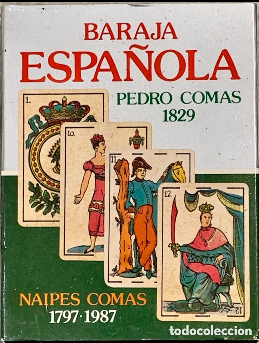Barajas de cartas: Baraja Espa&ntilde;ola. Pedro Comas. 1987. - Foto 1