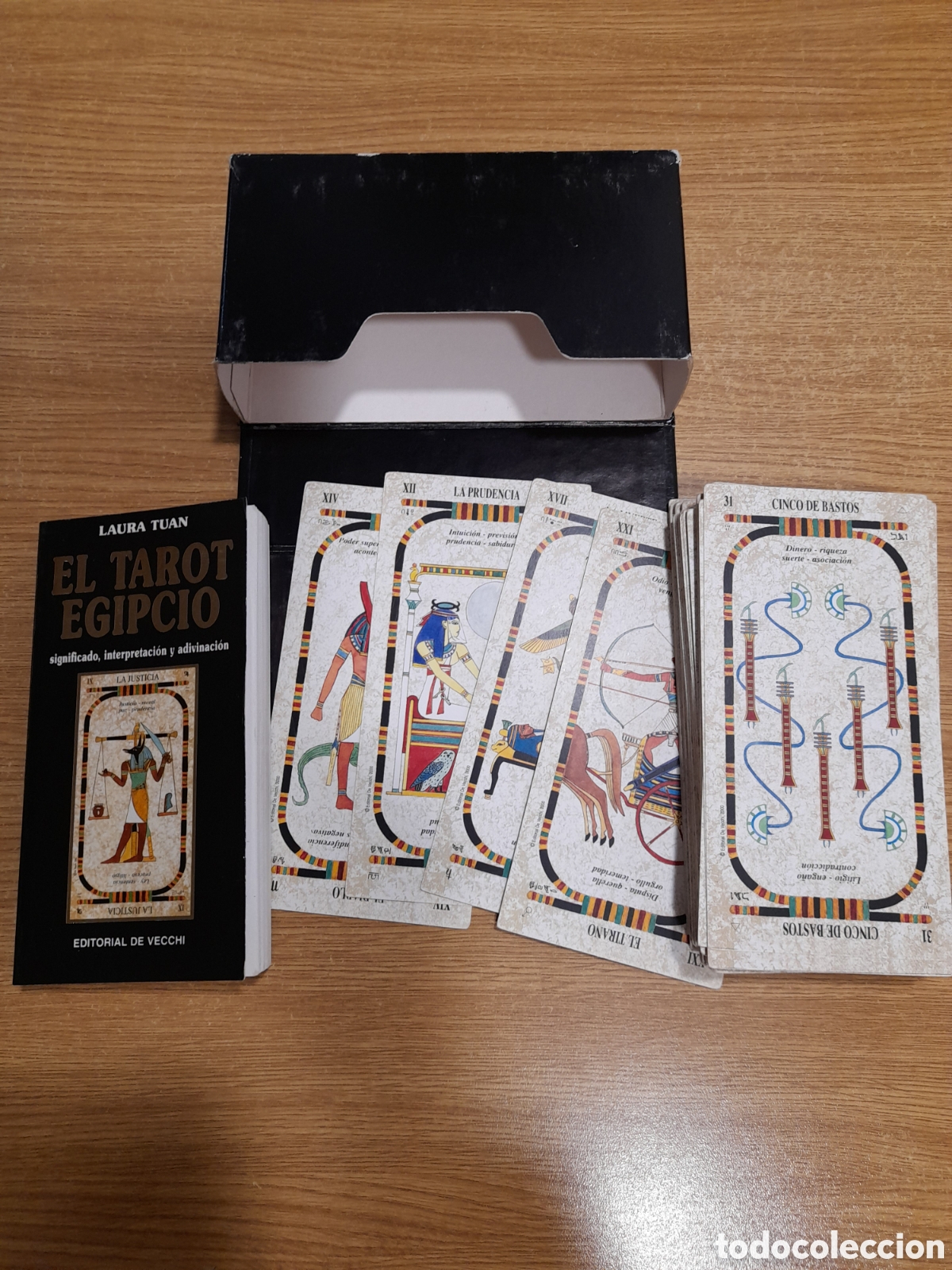 Barajas de cartas: EL TAROT EGIPCIO BARAJA Y LIBRO - Foto 3