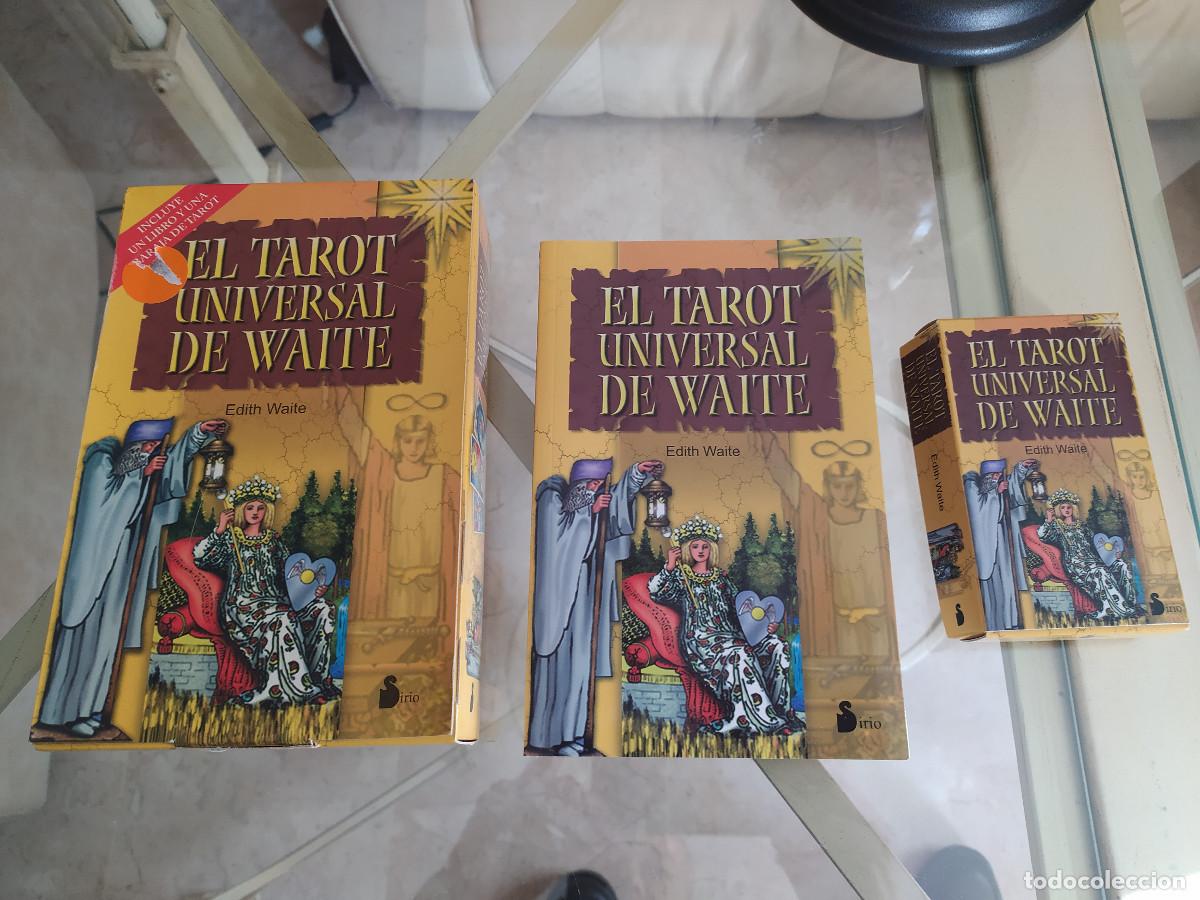 Barajas de cartas: LIBRO Y CARTAS DEL TAROT UNIVERSAL DE WAITE SIRIO - Foto 1