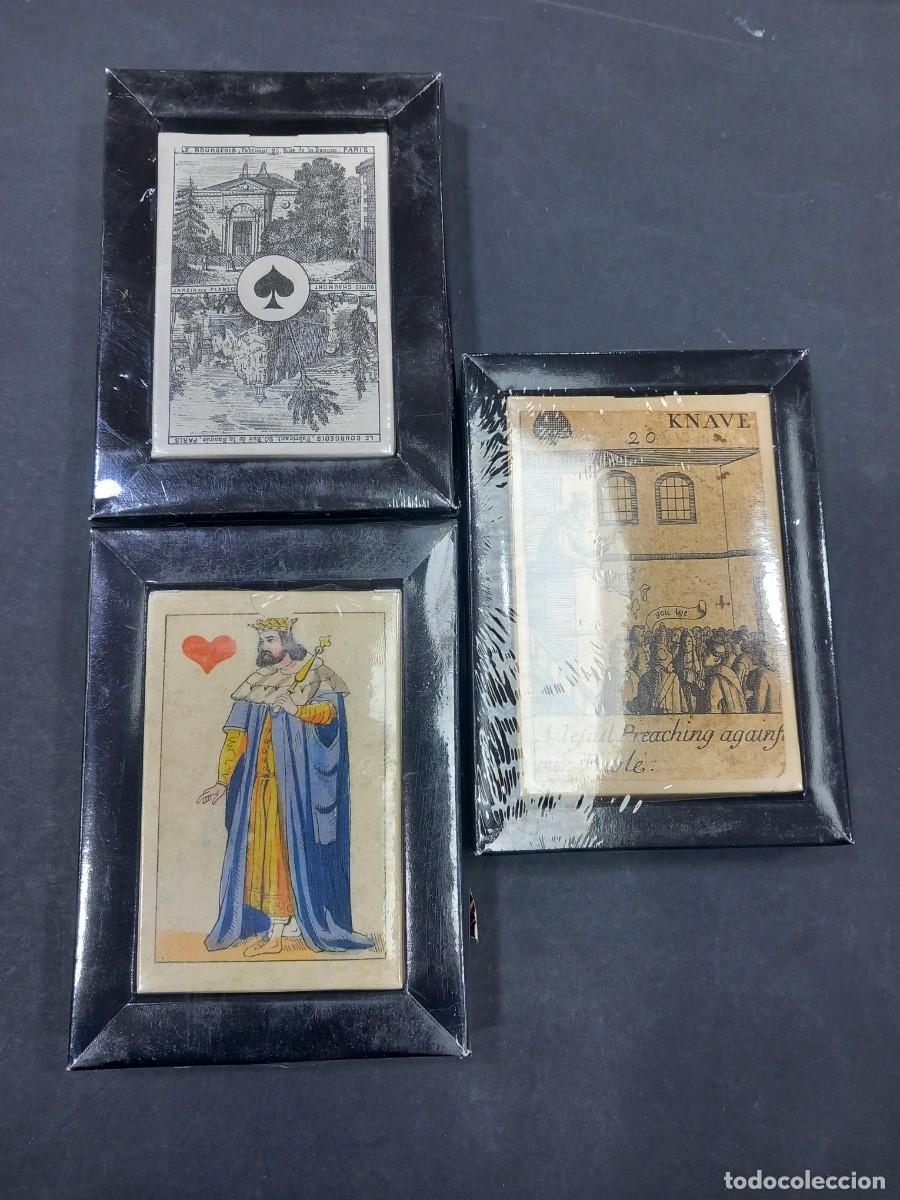 Barajas de cartas: 3 BARAJAS VINTAGE PRECINTADAS - Foto 1
