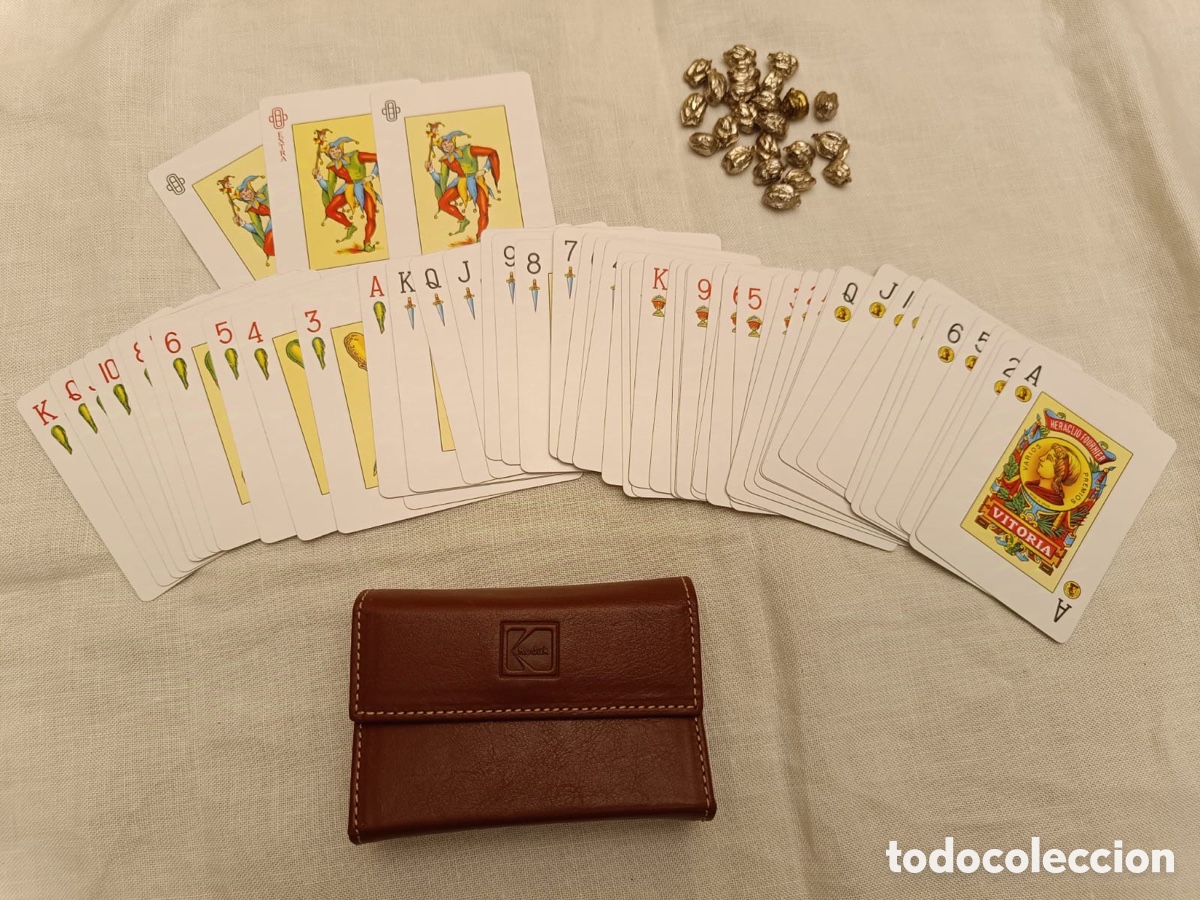 Barajas de cartas: Funda KODAK con baraja y amarracos - Foto 1