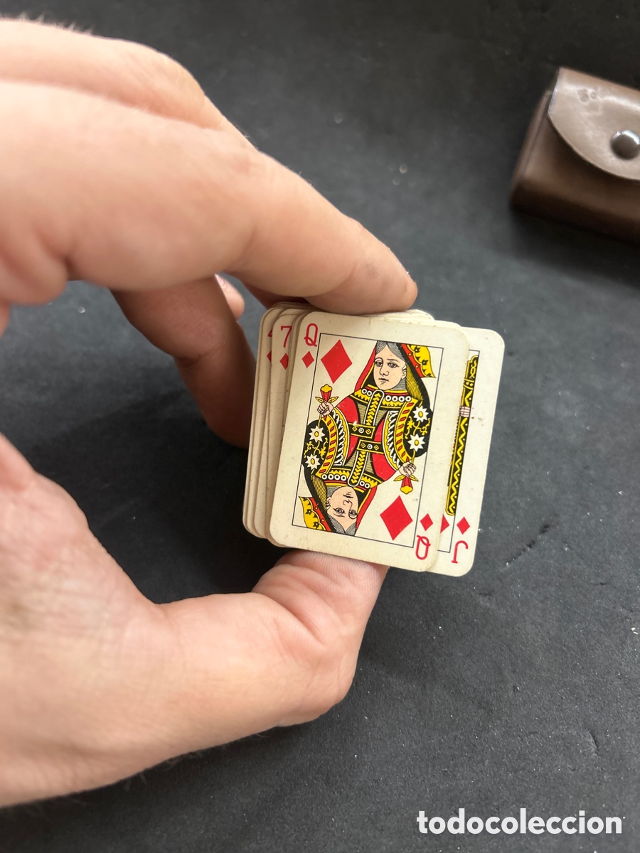 Barajas de cartas: 2 barajas de poker miniatura - Foto 3