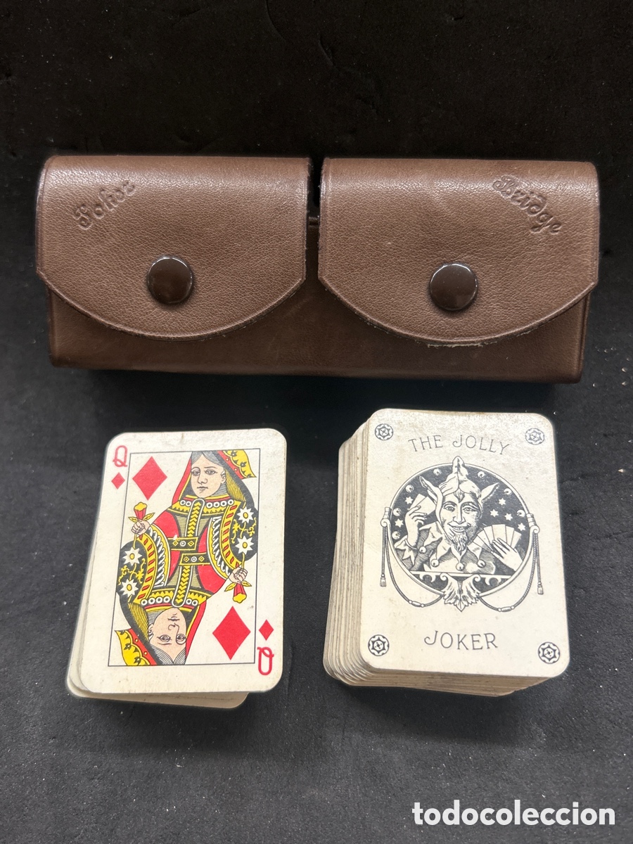 Barajas de cartas: 2 barajas de poker miniatura - Foto 1