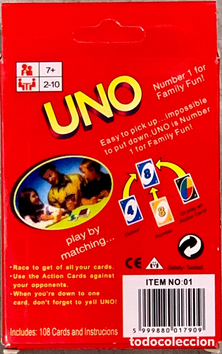 Barajas de cartas: Baraja Infantil2. UNO. - Foto 2