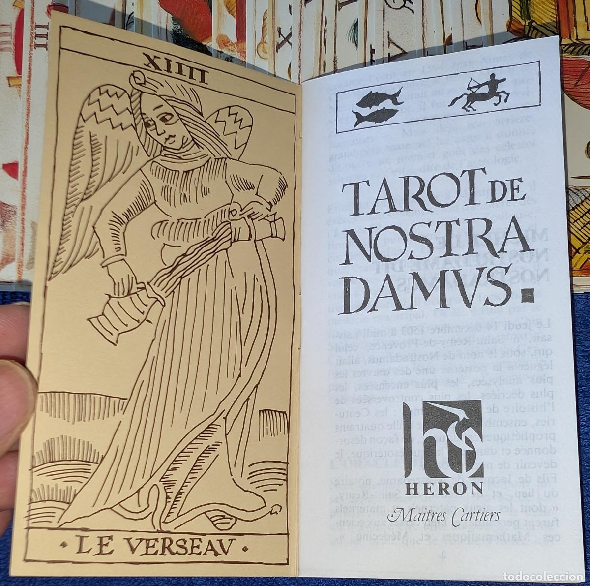 Barajas de cartas: Tarot de Nostradamuns - Heron (1986) &iexcl;Impecable! - Foto 2