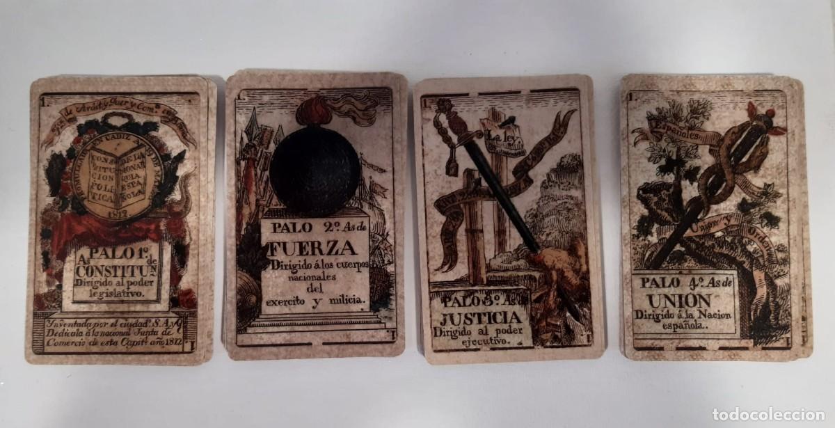 Barajas de cartas: Baraja de la Constituci&oacute;n de C&aacute;diz de 1822 - Foto 1
