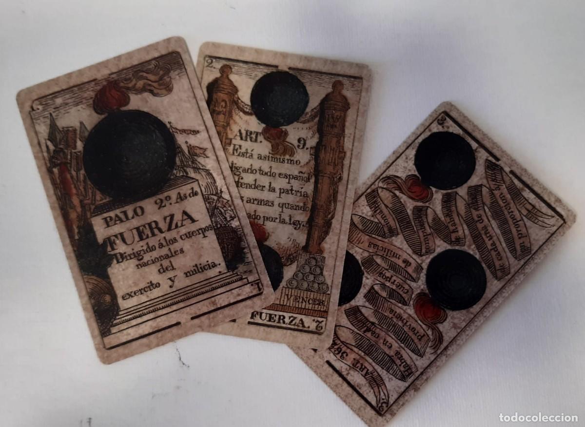 Barajas de cartas: Baraja de la Constituci&oacute;n de C&aacute;diz de 1822 - Foto 5