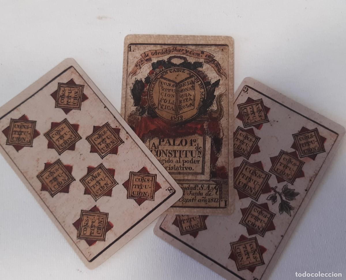 Barajas de cartas: Baraja de la Constituci&oacute;n de C&aacute;diz de 1822 - Foto 6