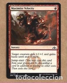 Barajas de cartas: CARTAS MAGIC THE GATHERING A&Ntilde;O 2018 MAXIMIZE VELOCITY - Foto 1
