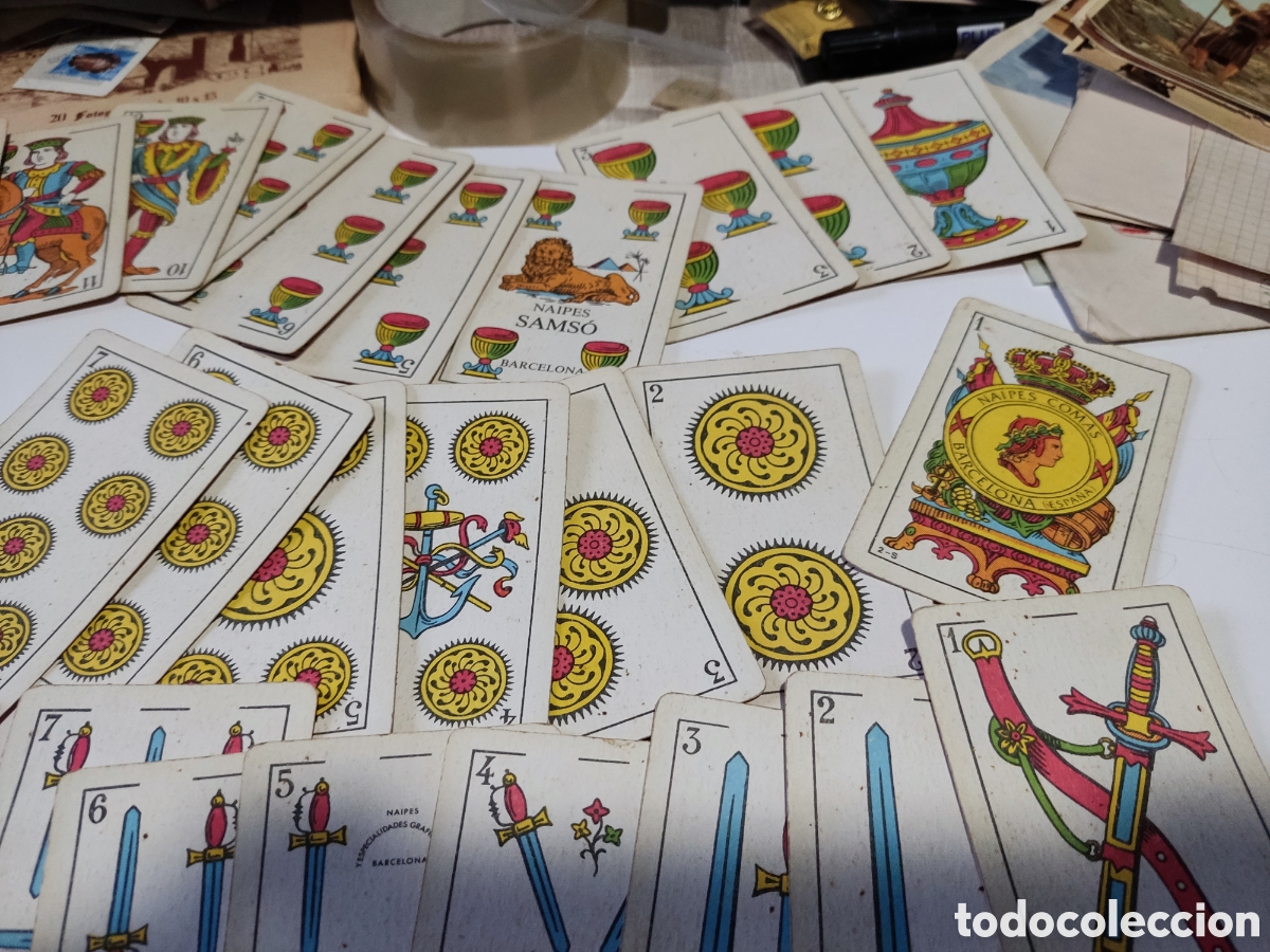 Barajas de cartas: Baraja naipes SAMSO, Barcelona - Foto 3
