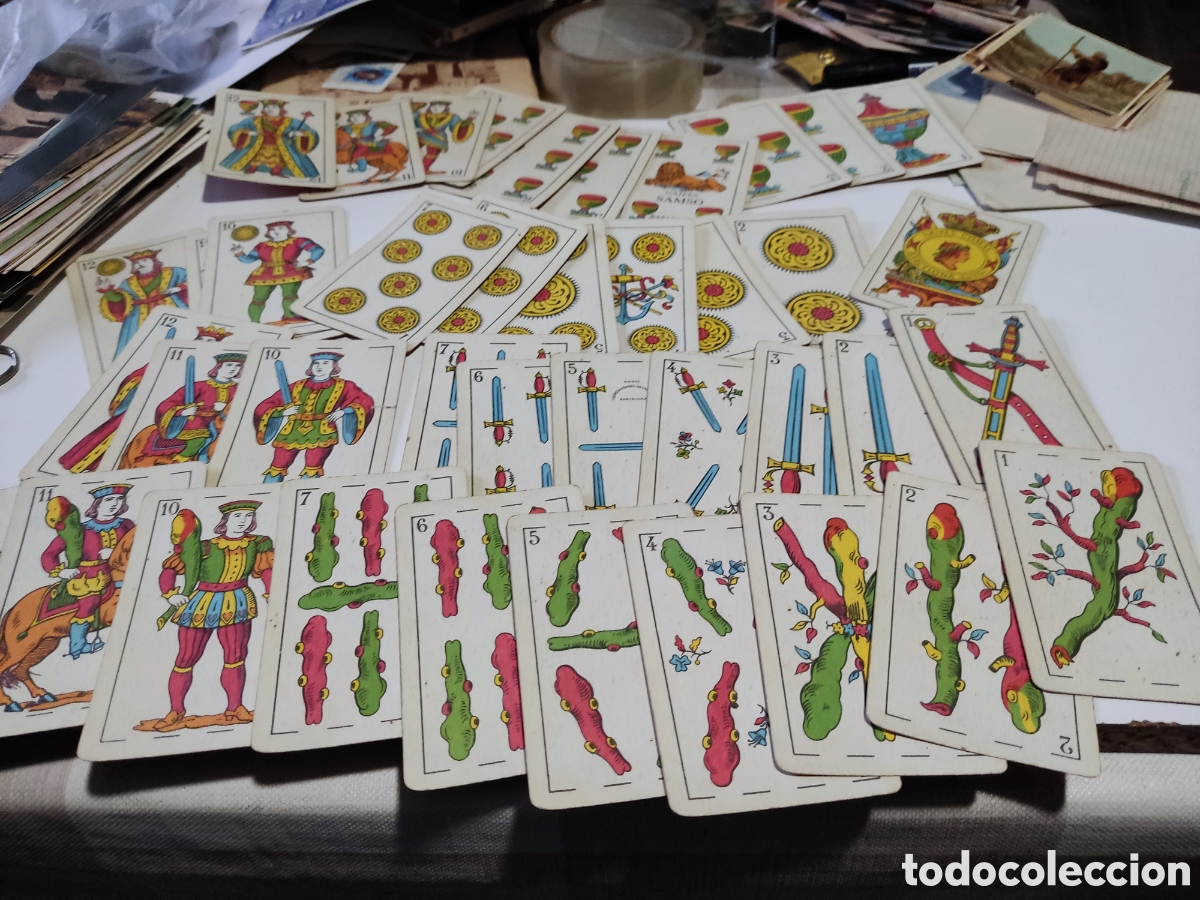 Barajas de cartas: Baraja naipes SAMSO, Barcelona - Foto 1