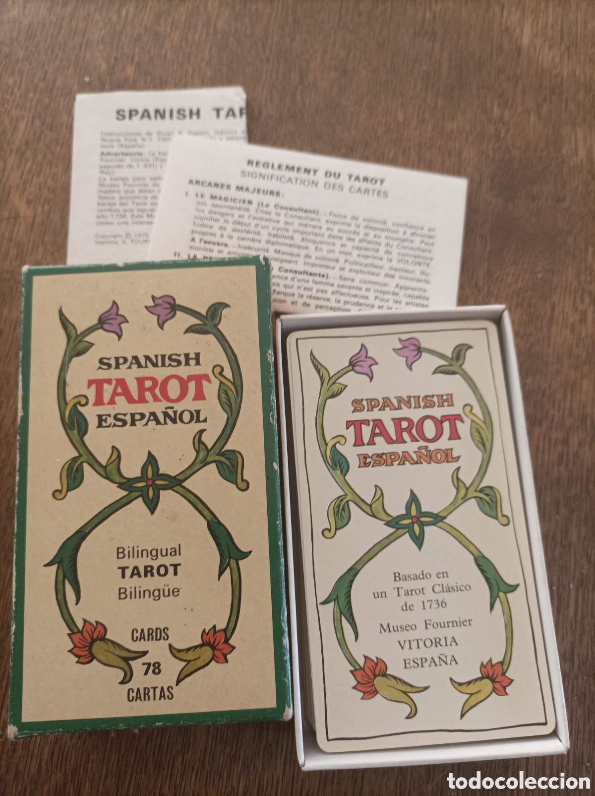 Barajas de cartas: Tarot espa&ntilde;ol biling&uuml;e. 78 cartas. - Foto 1