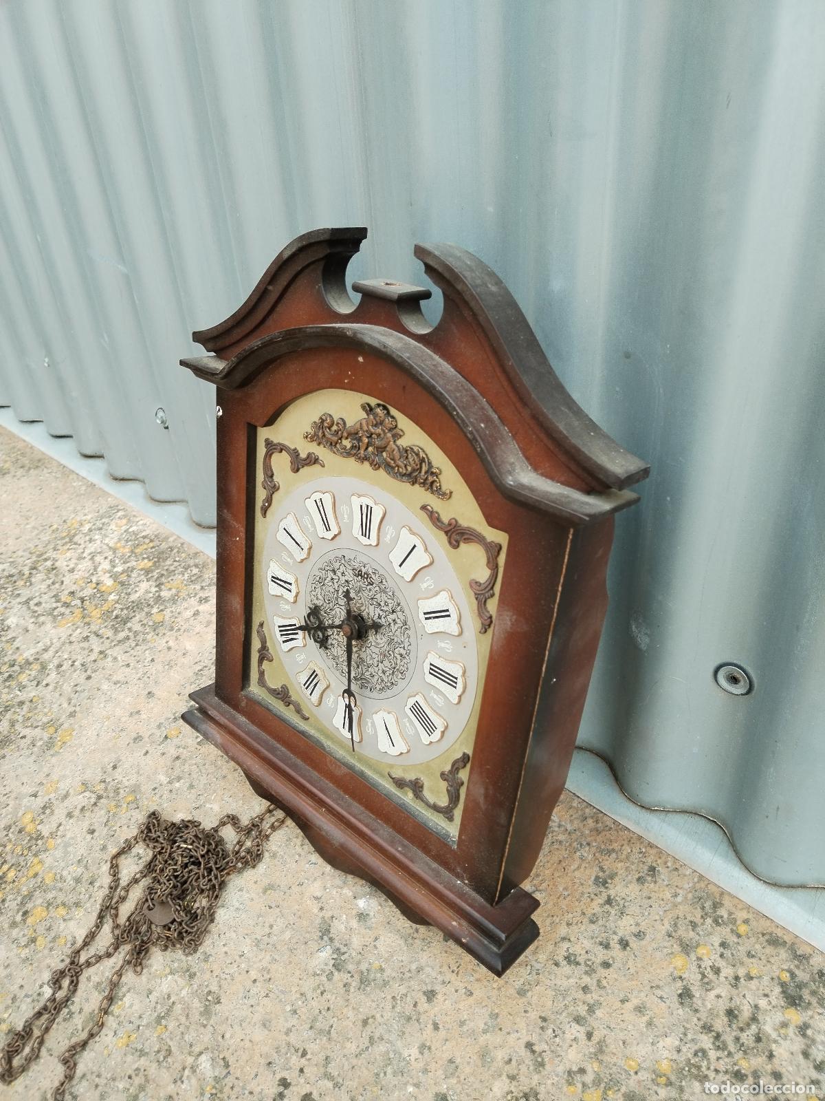 Barajas de cartas: RELOJ DE PARED ANTIGUO PARA RESTAURAR - Foto 3