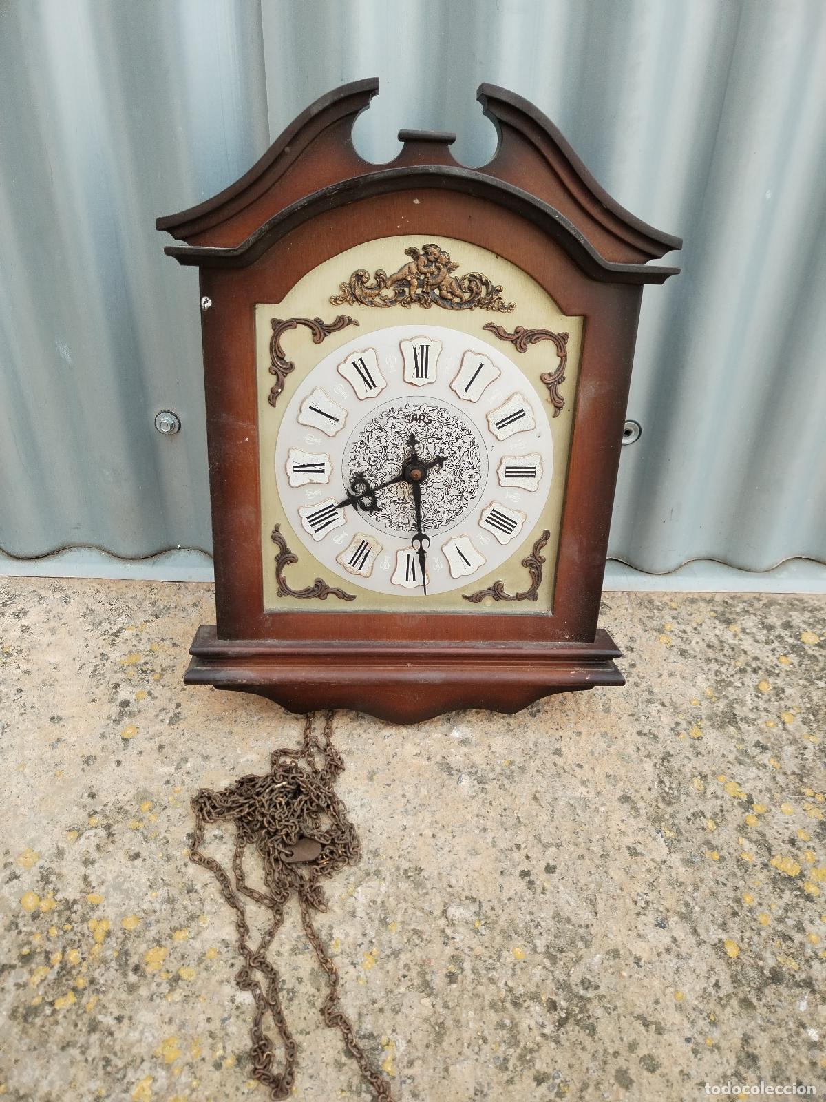 Barajas de cartas: RELOJ DE PARED ANTIGUO PARA RESTAURAR - Foto 4