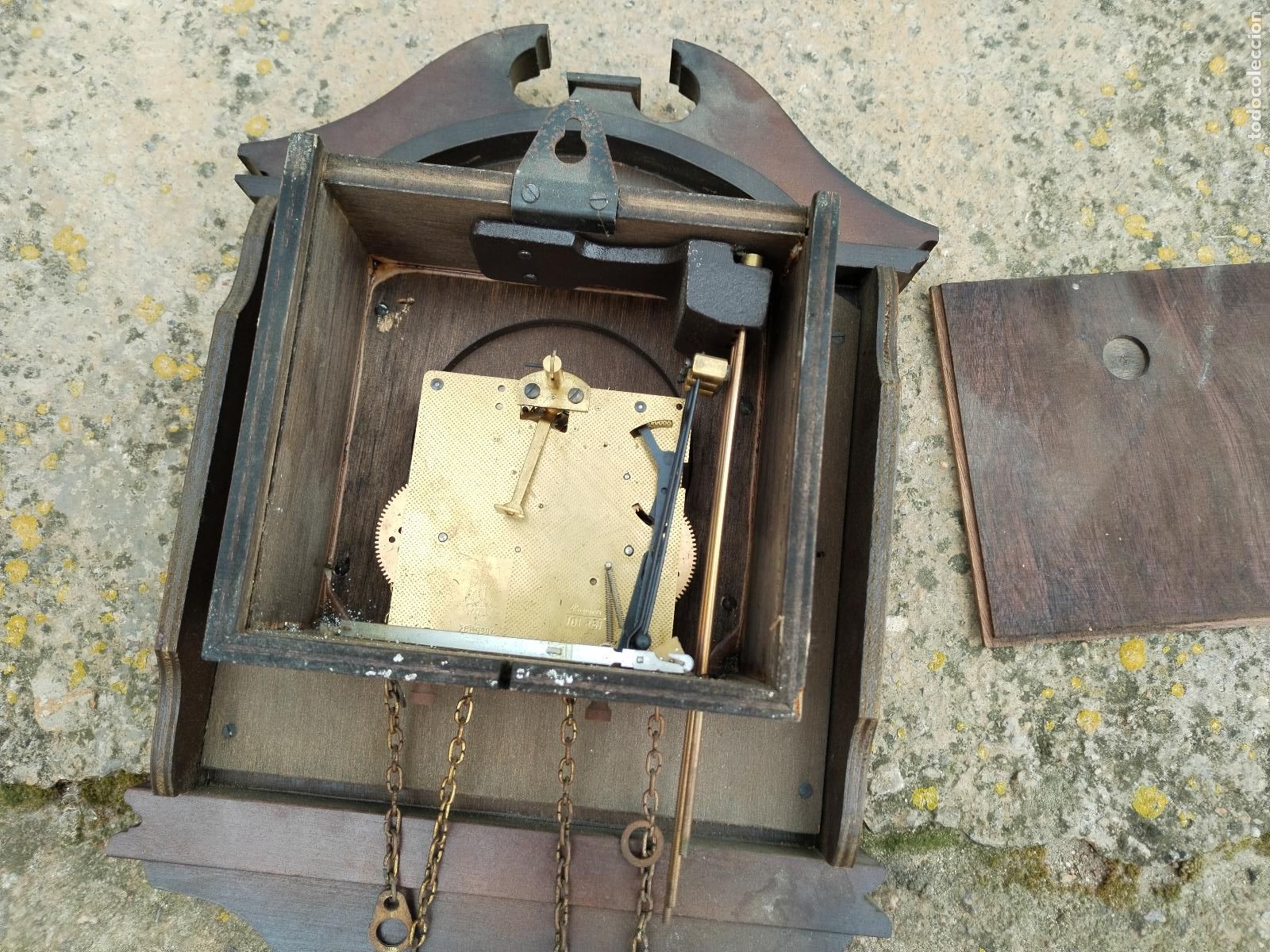 Barajas de cartas: RELOJ DE PARED ANTIGUO PARA RESTAURAR - Foto 6