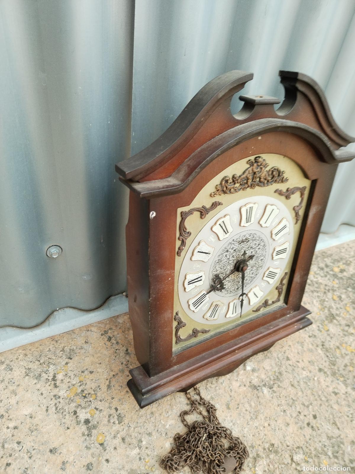 Barajas de cartas: RELOJ DE PARED ANTIGUO PARA RESTAURAR - Foto 12