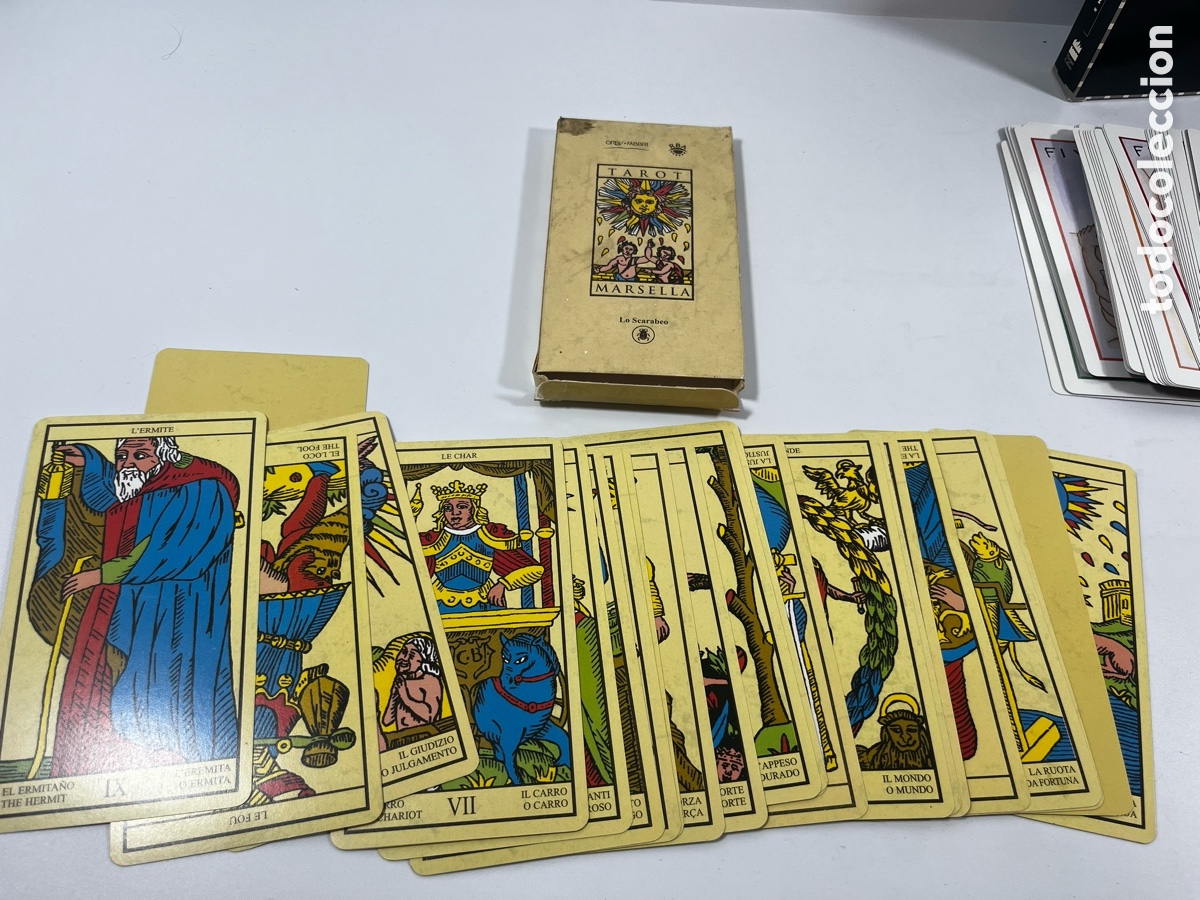 Barajas de cartas: 3 JUEGOS CARTAS TAROT - Foto 6