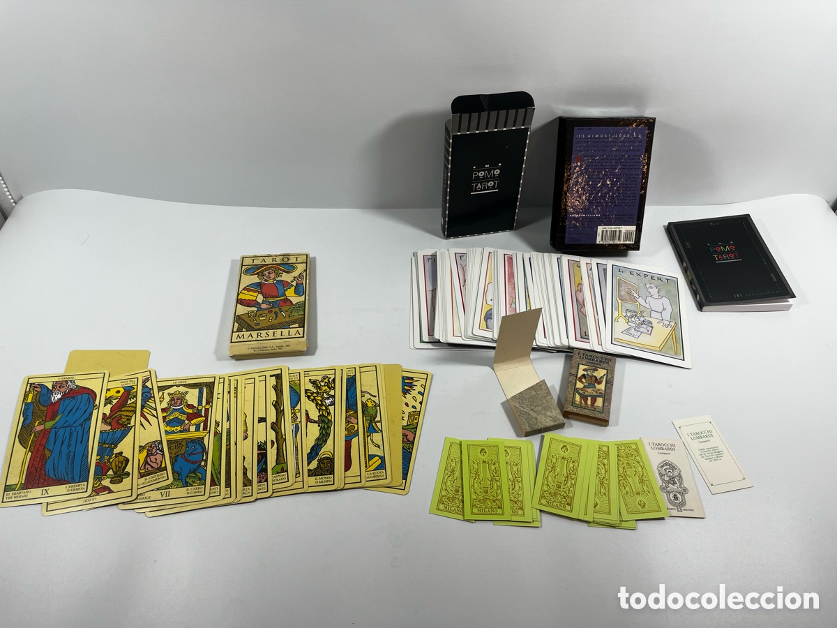 Barajas de cartas: 3 JUEGOS CARTAS TAROT - Foto 12