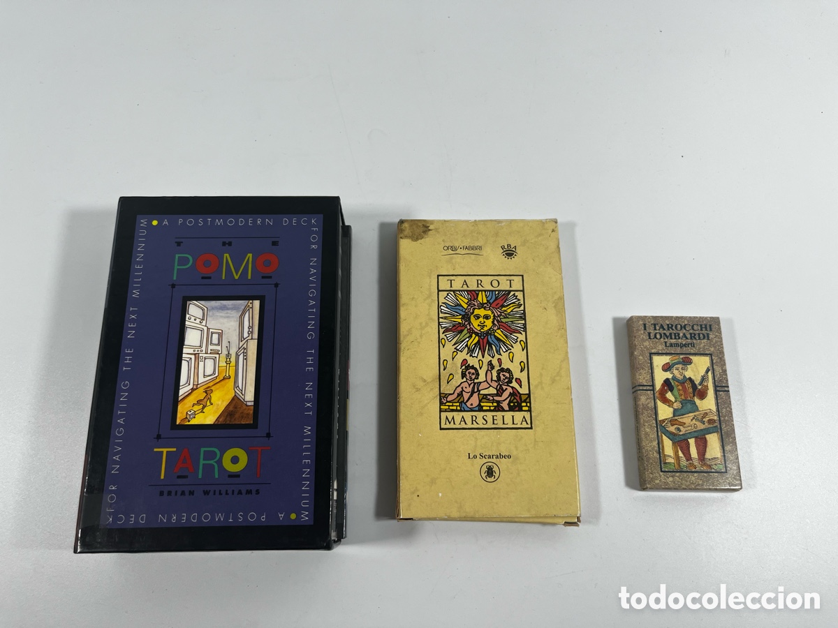 Barajas de cartas: 3 JUEGOS CARTAS TAROT - Foto 13