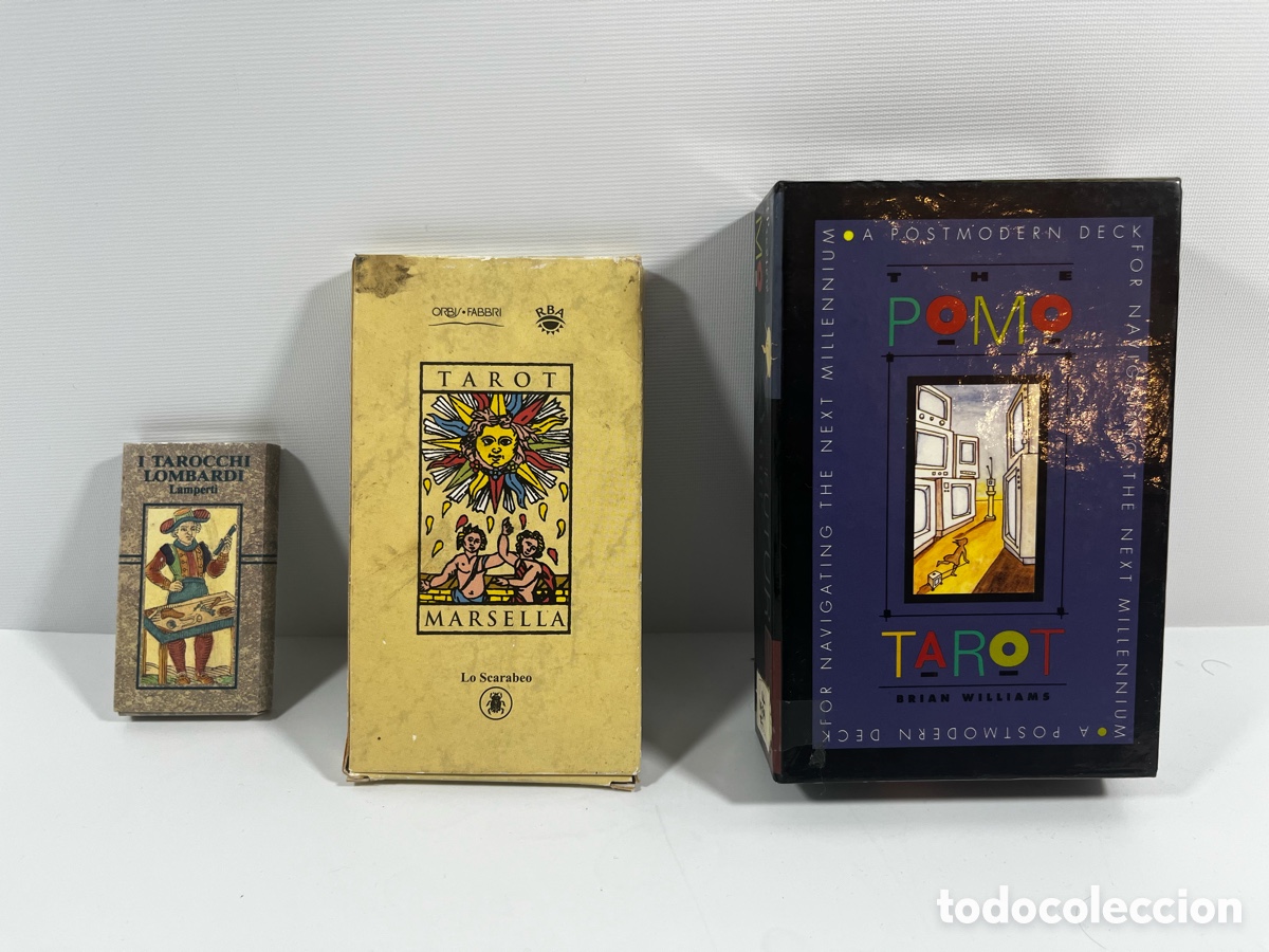 Barajas de cartas: 3 JUEGOS CARTAS TAROT - Foto 1