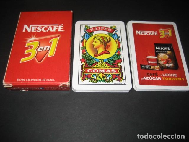Barajas de cartas: BARAJA ESPA&Ntilde;OLA COMAS. NESCAFE - Foto 1