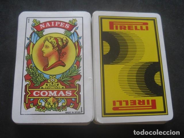 Barajas de cartas: BARAJA ESPA&Ntilde;OLA COMAS. NEUMATICOS PIRELLI - Foto 1