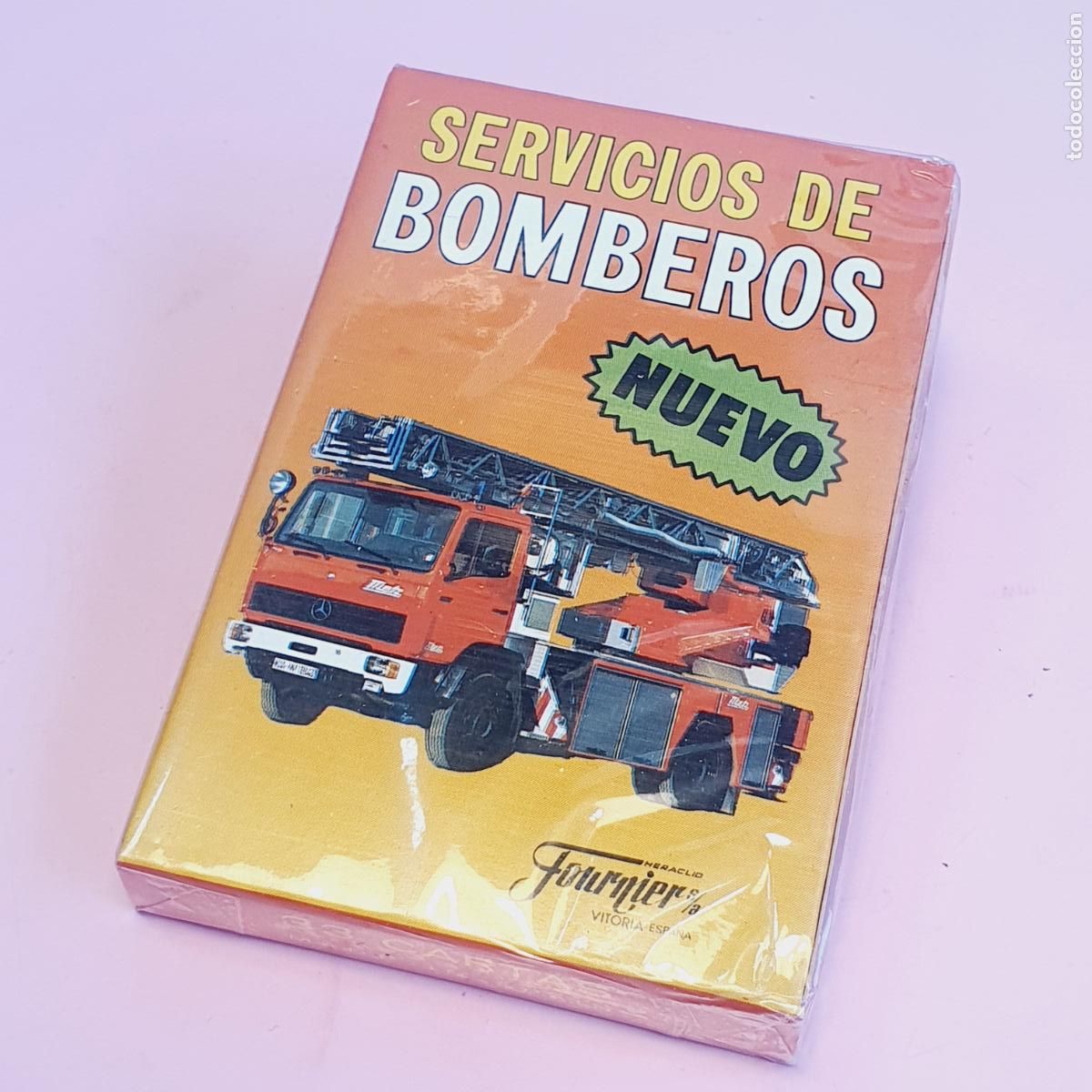 Barajas de cartas: BARAJA/CARTAS/NAIPES-SERVICIOS DE BOMBEROS-HERACLIO FOURNIER-NUEVO-VER DATOS EN FOTOGRAF&Iacute;AS.