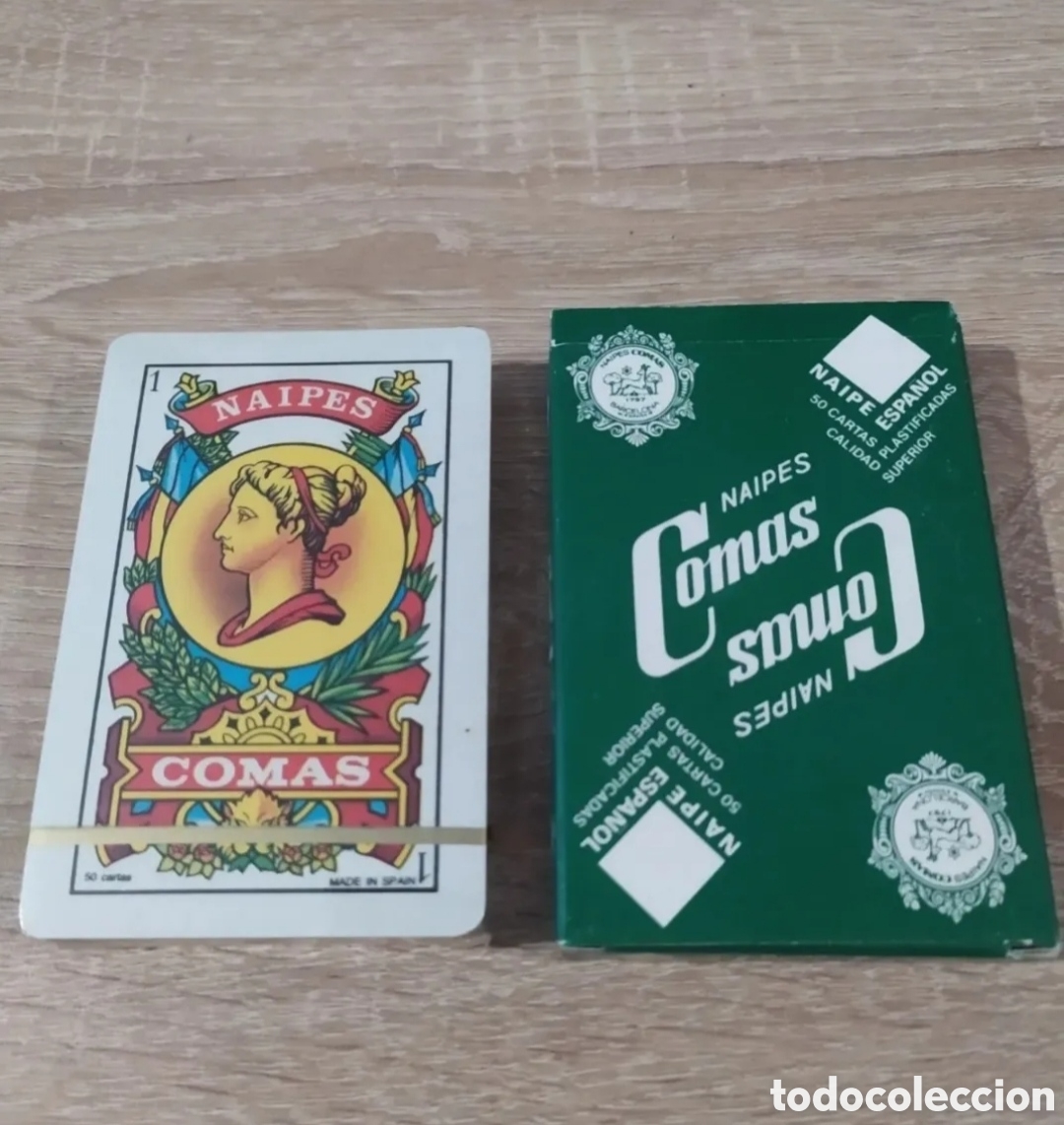 Barajas de cartas: BARAJA ESPA&Ntilde;OLA COMAS. SIN ESTRENAR. - Foto 1